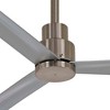 44" Minka Aire Modern Outdoor Ceiling Fan with Remote Control Brushed Nickel Silver Wet Rated for Patio Exterior Porch Gazebo Barn - 3 of 4