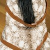 Whisen Kids’ Plush Ride-On Horse with Saddle, Stirrups, Sound Feature, Riding Toy Gift for Toddlers - Brown - 3 of 4