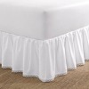 Laura Ashley Crochet Ruffle Tailored Bedskirt White : Target