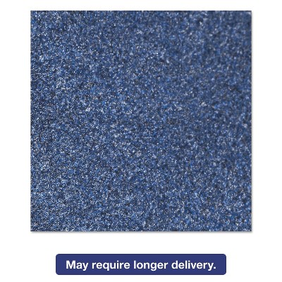  3'x5' Rectangle Solid Floor Mat Blue - Crown 