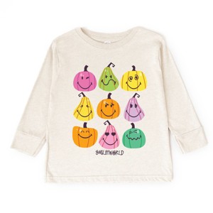 The Juniper Shop SmileyWorld Bright Pumpkins Chart Toddler Long Sleeve Tee - 1 of 4