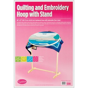 Frank A. Edmunds Wood Hoop & Floor Stand - 1 of 4