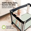 KeaBabies 2-Pack Isla Mini Crib Sheets, Pack and Play Sheets Fitted, Pack N Play Sheets, Fitted Crib Sheet - 4 of 4