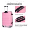 Whisen 3-Piece Set(20/24/28 in.) PP Luggage Sets Hardshell Lightweight Suitcase with TSA Lock - 3 of 4