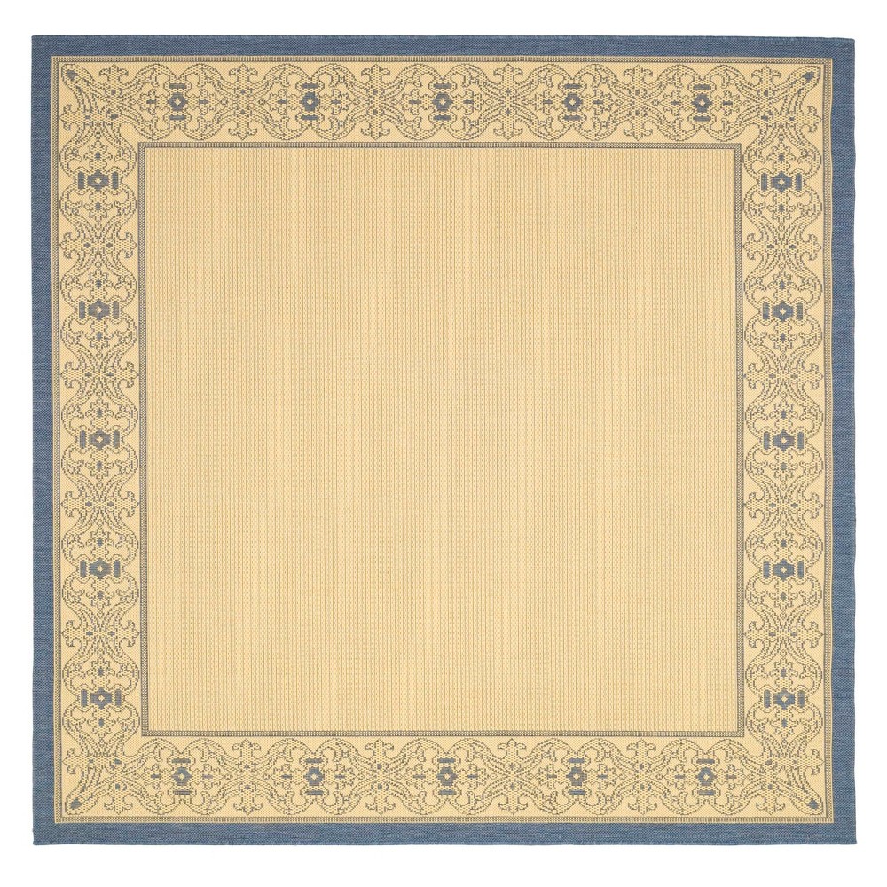  x 7'10in Antibes Outdoor Rug Natural/Blue