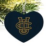 UC Irvine Primary Logo Heart Love Wood Christmas Tree Holiday Ornament - 2 of 3