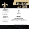 NFL New Orleans Saints 2025 Box Calendar - 3 of 4