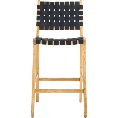 Adah Leather Counter Stool - BST1015 - Safavieh