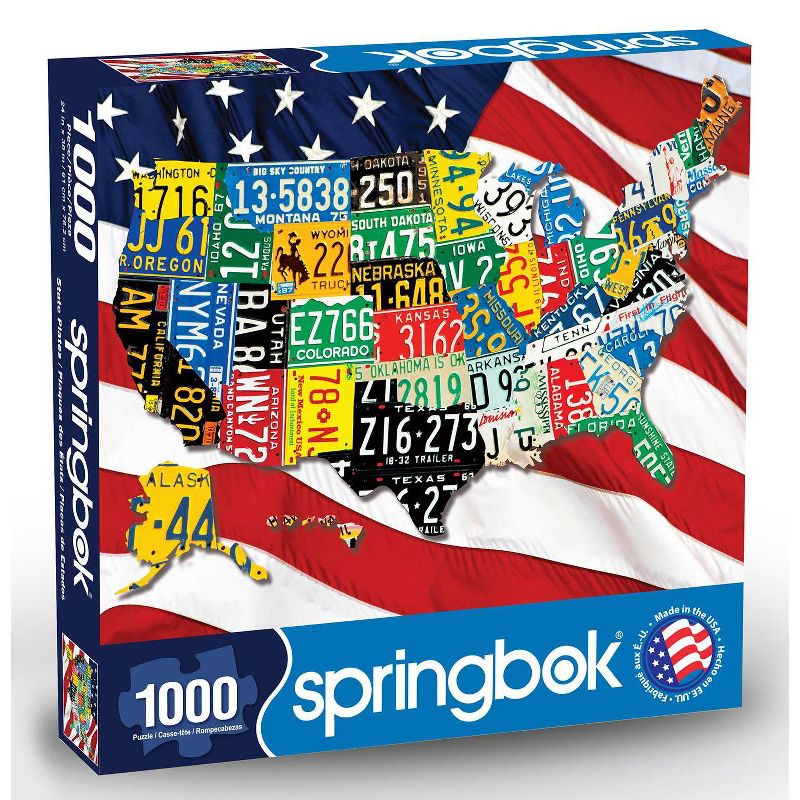 Springbok State Plates Puzzle 1000pc, 3 of 5