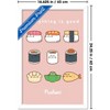 Trends International Pusheen: Bento Box - Everything Is Good Sushi Grid Framed Wall Poster Prints - 3 of 4