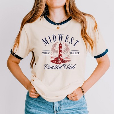 Simply Sage Market Midwest Coastal Club Ringer Tee