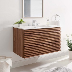 Modway Render 36 Wall-Mount Bathroom Vanity - 1 of 1