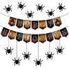 Racxily Happy Halloween Banner and Hanging Spider Garland Trick or Treat Banner Sign Happy Halloween Paper Banner - 4 of 4