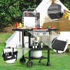 R.W.FLAME 2-Burner Propane Gas Grill, 16,000 BTU Stainless Steel BBQ with Folding Side Tables – Portable Outdoor Grill for Patio, Backyard & Camping - 4 of 4