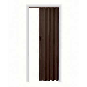 LTL Home Products Homestyle 36 x 80 Inch Plaza Espresso Vinyl Interior Folding Accordion Door with Simple Installation and Hardware Included - 1 of 4