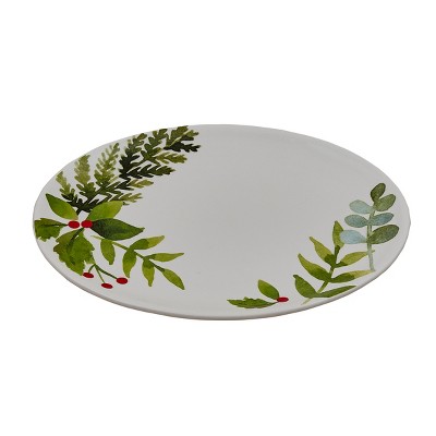 Split P Winter Berry Platter - White