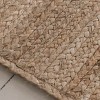Maxax Jute Door Mat，Hand Woven Area Rug, Boho Rustic Style, Natural Fiber Jute Rug Solid Center for Entryway and Hallway - 4 of 4