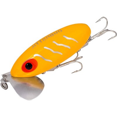 5/8 oz Fred Arbogast Jitterbug Fishing Lure • LEOPARD FROG w/ YELLOW B –  Toad Tackle