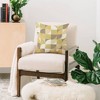 16"x16" Alisa Galitsyna Retro Geometry I Square Throw Pillow Green - Deny Designs: Indoor Polyester, Zipper Closure - 2 of 4