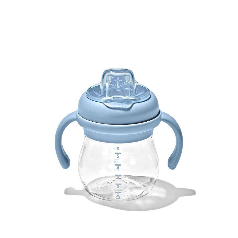 Photos - Glass Oxo 6oz Tot Transitions Soft Spout Sippy Cup with Removable Handles - Dusk 