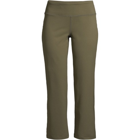 Lands' End Women's Petite Active Crop Yoga Pants - Small - Forest Moss :  Target