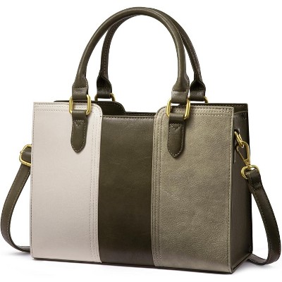 Vintage Leather Shoulder, Small Ladies Satchel Tote Purse Top Handle Crossbody Bag