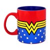 Silver Buffalo DC Comics Wonder Woman Logo 20oz Ceramic Mug - 2 of 4