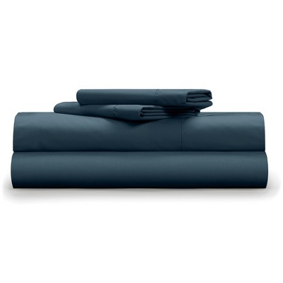 Classic Cool & Crisp 100% Cotton Percale 4-Piece Sheet Set