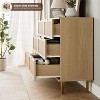 Nasitip 6 Rattan Drawer Dresser for Bedroom, Large Double Dresser with Deep Drawers, Chest of Drawers for Closet with Wide Top - 3 of 4
