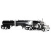 First Gear DCP 1/64 Peterbilt 389 Mid Roof Semi Truckwith Brenner Chemical Tank Trailer, Silver Flame 60-2116 - 2 of 4