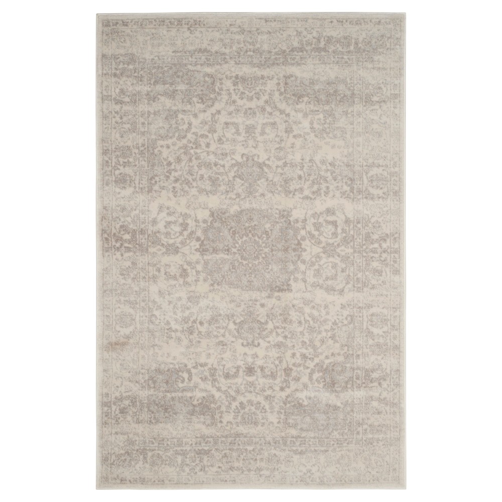 6'7inx9'2in Getty Rug Cream/Light Gray - Safavieh