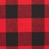 20"x20" Oversize Cabin Plaid Flannel Square Throw Pillow Red - Eddie Bauer - image 4 of 4