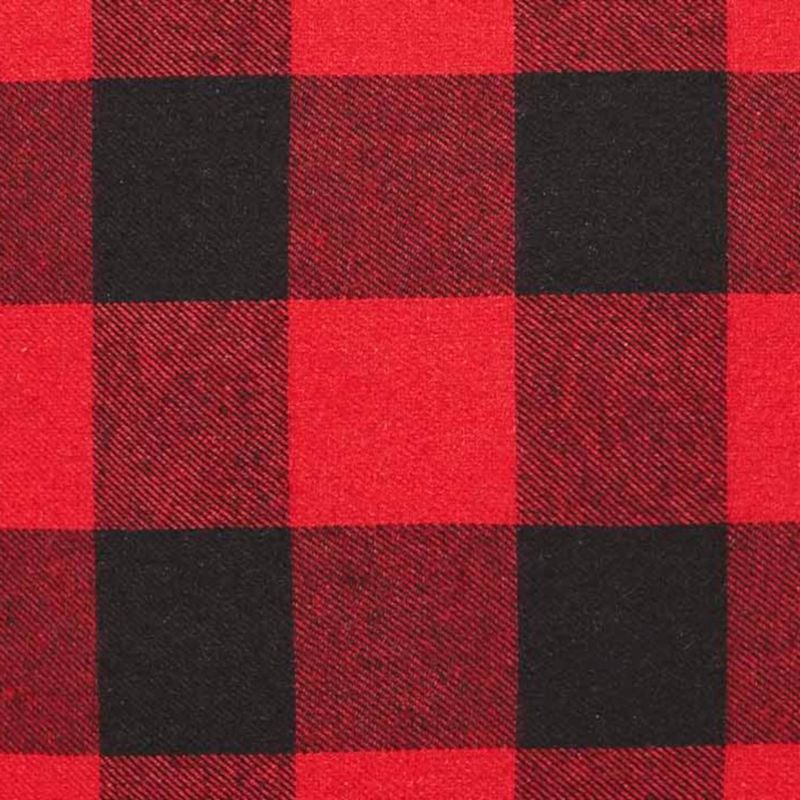 20&#34;x20&#34; Oversize Cabin Plaid Flannel Square Throw Pillow Red - Eddie Bauer, 5 of 7