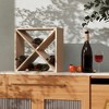 Sandinrayli 6 Pcs 24 Bottles Wine Rack, Freestanding Wine Rack and Cabinets - 3 of 4