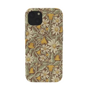 Sewzinski Retro Flowers on Brown Snap iPhone Case - Society6 - 1 of 1