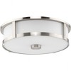 Progress Lighting Gilliam 3 - Light Flush Mount in  Brushed Nickel - 2 of 4