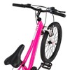 Petimini BP1002YH-3 Cyclone 20 Inch Kids Mountain Bike with Step Over High-TEN Steel Frame and 6 Speed Drivetrain for 5-9 Year Olds, Pink - 3 of 4