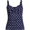 Lands' End Women's Wrap Underwire Tankini Top Swimsuit - 3 of 4