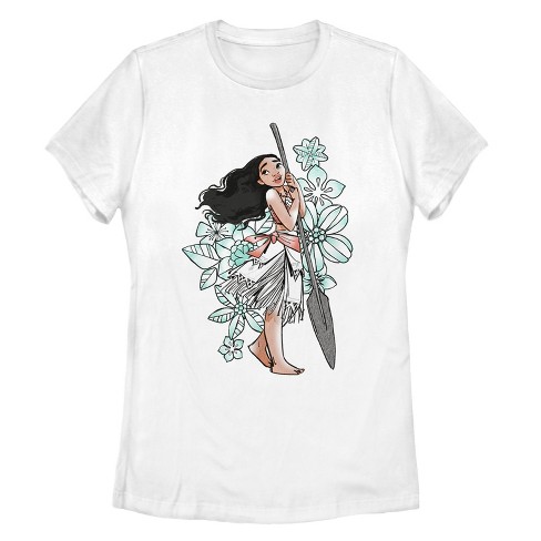 Women's Moana Tropical Print T-shirt : Target