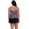 Trimshaper Women's Ronnie Two Tier Ruffle Tankini Swimsuit Top - 3 of 3