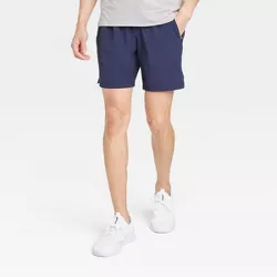 Men's Stretch Woven Shorts 7" - All in Motion™ Navy XXL