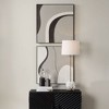 Uttermost Contemporary Joel Modern Wood Wall Art Set of 2, Walnut, Grey, and White - 2 of 4