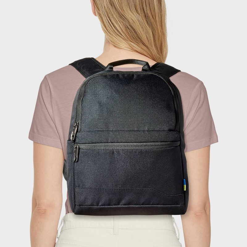 Anti-Theft Mini 13.5&#34; Backpack Black - Open Story&#8482;, 3 of 8