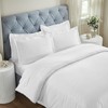 Cotton Greek Key Embroidered 3 Piece Duvet Cover Set by Blue Nile Mills - 2 of 4