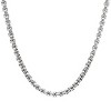 Steeltime Men's stainless steel rounded box chain necklace. Size Option: 24", 30" - 2 of 4