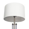VYNXARIA 63"H Nimbus Brushed Nickel Floor Lamp with 3-Way Rotary Switch Clear Glass Body Metal Base - 3 of 4