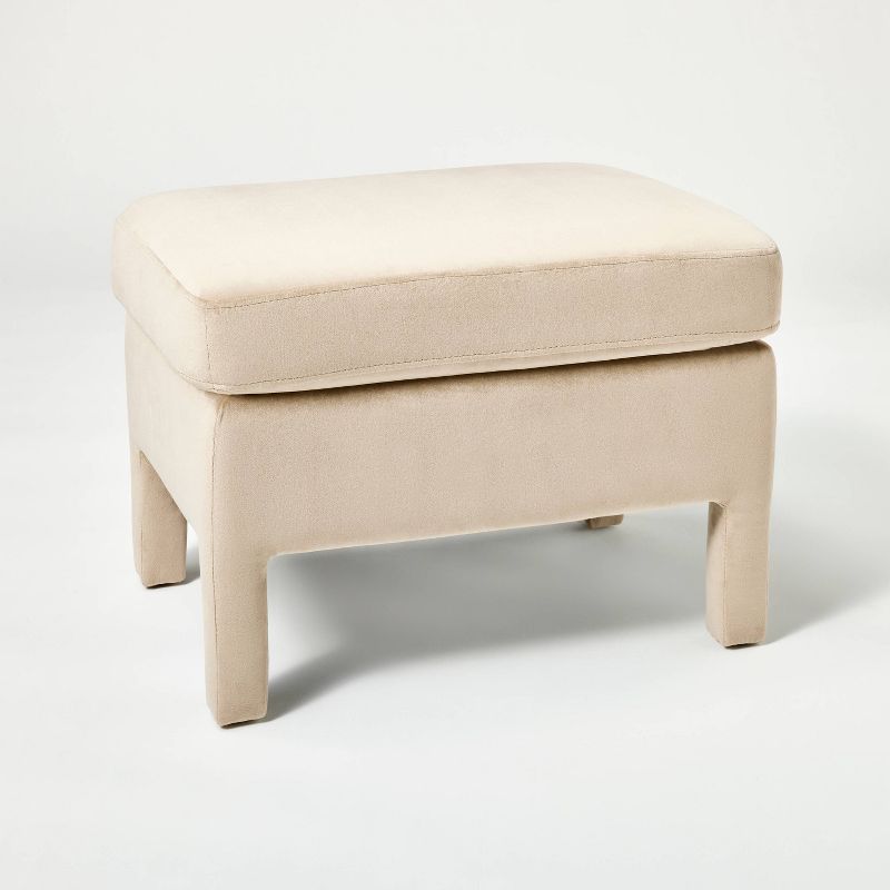 Bellfield Fully Upholstered Ottoman - Threshold™ designed with Studio McGee, 1 of 12