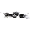 Starfrit 10-Piece Cookware Set with Stainless Steel Handles in Black - 2 of 4