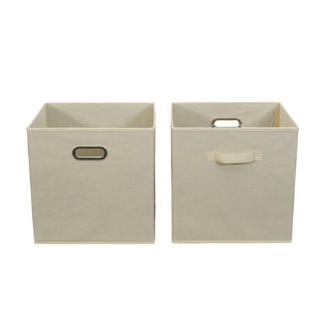 Fabric discount shelf bins