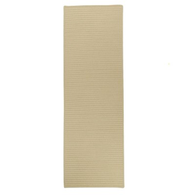 Colonial Mills Reversible Flat-Braid (Rect) Runner - Linen 2'4"x5'